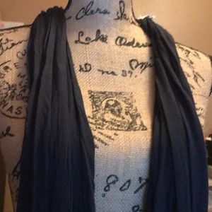 Black infinity scarf